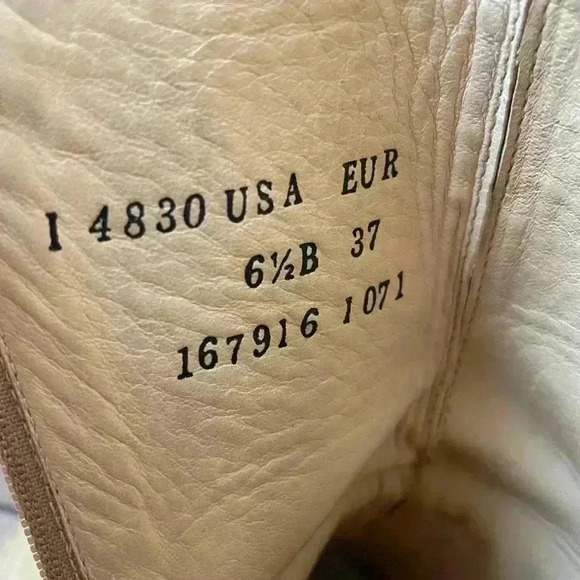 Charlie 1 Horse Handrcrafted‎ Leather Cowboy Boots Sz 6.5 Cowgirl Boho Western - Picture 8 of 13